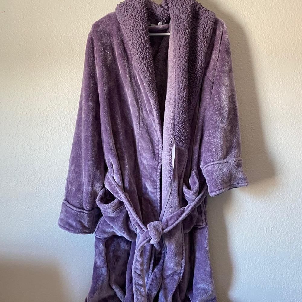 Berkshire purple bathrobe